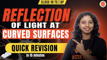 Reflection of Light at Curved Surfaces | Class 10 TS & AP | Quick Revision 🔥📚