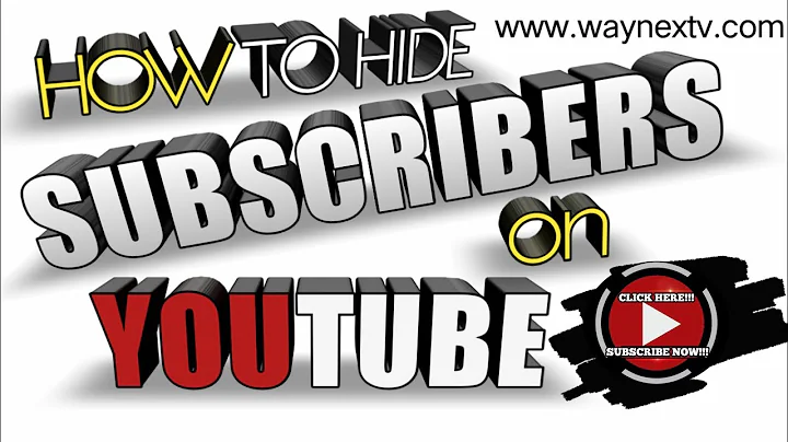 HOW TO HIDE SUBSCRIBERS ON YOUTUBE | USING MOBILE PHONE