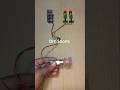 Powering Two Traffic Light and 8 Buzzers With a Mini Gear Motor Generator #dcmotor #tech #shorts