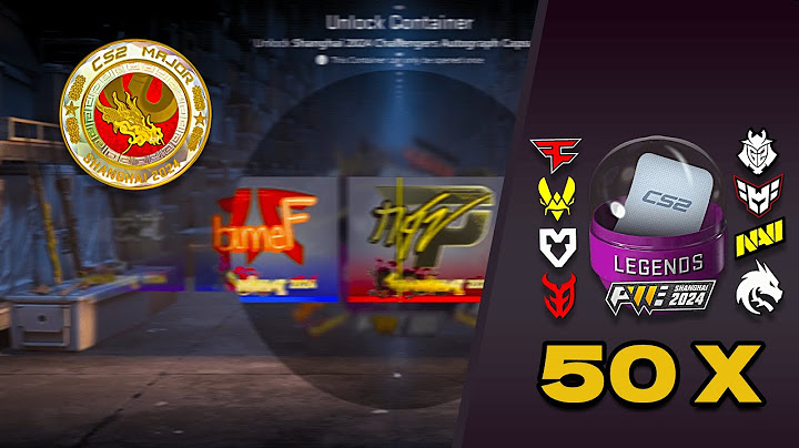 50+ Shanghai MAJOR Capsule Opening (GOLD UNBOXED)