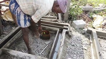 Making of Cement Door Frames | Building Reinforced Concrete Door Frame | Door Instal Making