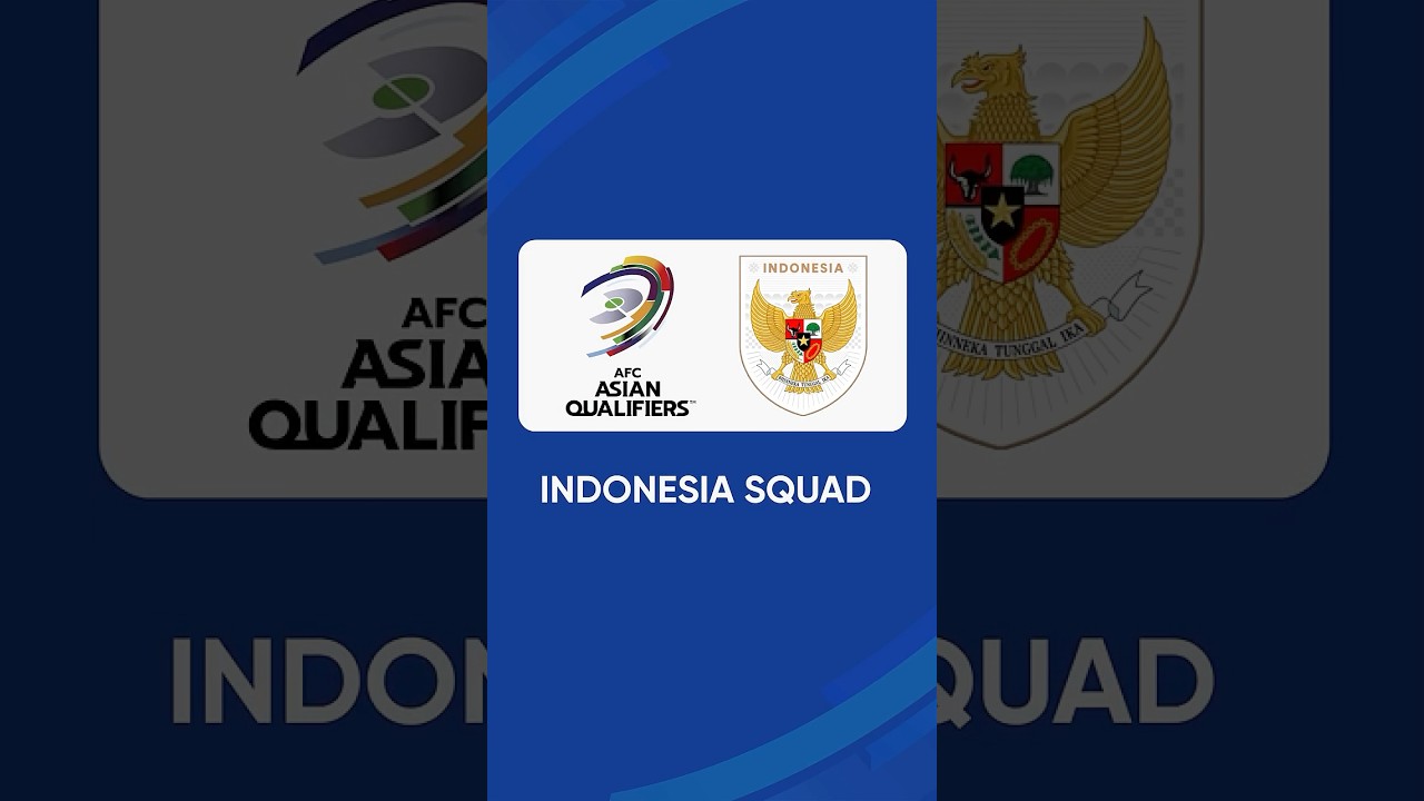 Indonesia Squad for AFC Asian Qualifiers