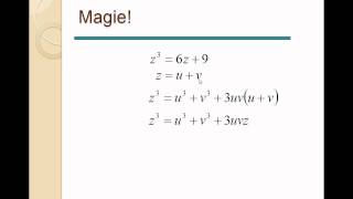 6. Equations - The Cubic Equation (Example)