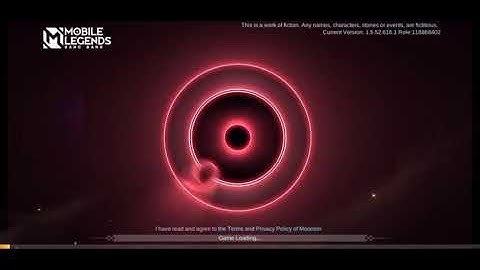 Loading screen  mobile legend sharingan