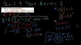 UG Unit 9 Test Review 1