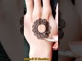 Very simple tikki mehndi design   mehandi ki design  henna shorts