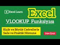VLOOKUP Funksiyası | Kiçik və Böyük Cədvəllərlə Sadə və Praktik İzah