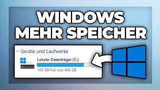 Windows Mehr Speicherplatz Bekommen Auf Dem Pc Windows 10 11 Speicher Freigeben