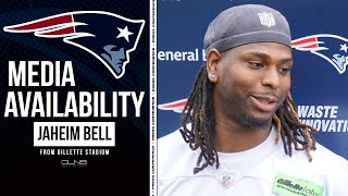 Jaheim Bell DID NOT Know Jerod Mayo Was Head Coach When He Visited Patriots | Rookie Minicamp