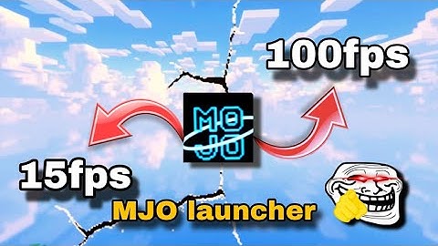 🤯HOW To MoJO launcher 100fps Lag Free Minecraft java?
