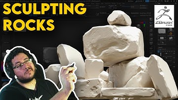 Sculpting Rocks in Zbrush for your Environments!
