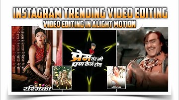 Instagram new trending video editing | alight motion video editing | beat sync status