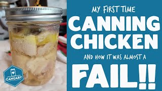 First Time Canning Chicken | How to save unsealed Jars | Canuary | The Purposeful Pantry