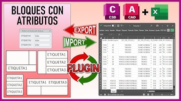 AutoCAD + Excel: Exporta e Importa Atributos de Bloques Fácilmente