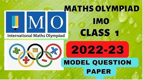 #FavFive | IMO Olympiad Class 1| International Mathematics Olympiad model Question paper 2022-2023