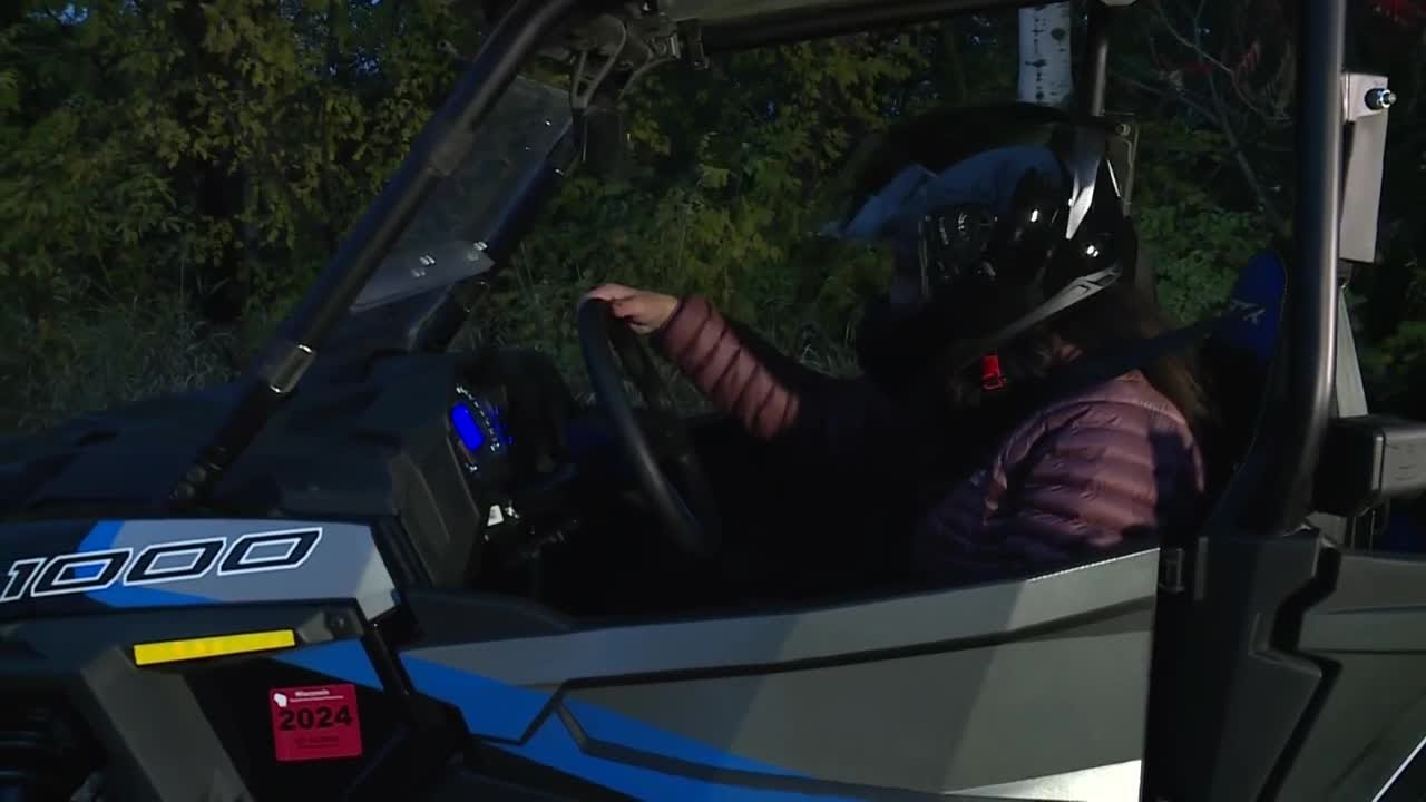 NBC 26's Brittney Merlot takes off in an ATV! - YouTube