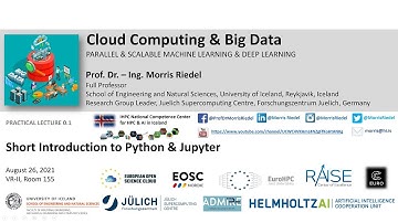 2021 Cloud Computing and Big Data Practical Lecture 0.1 Short Intro Python and Jupyter Part1 👨‍💻