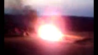 Exploding campfire