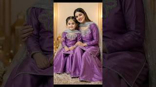Mother Daughter Same Dress #dress #fashion #dress2026 #design #trending #weddingdress #song