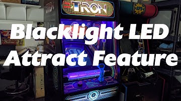 Tron extra blacklight attract mode
