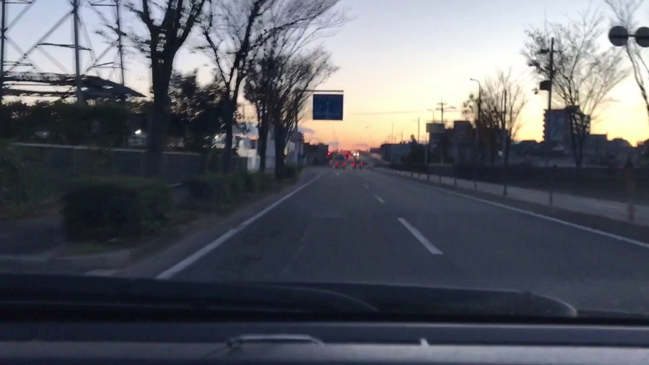 八尾付近　車載動画　iPhone7で1080P 60FPS