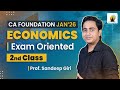 CA Foundation Economics Exam Oriented | 2nd Class | Prof. Sandeep Giri