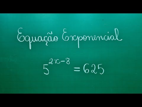 EQUAÇÃO EXPONENCIAL -