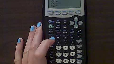 TI-84 Tutorial - Graphing Special Functions
