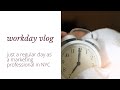 Workday vlog  life as a marketing professional in nyc  lifestyle vlog