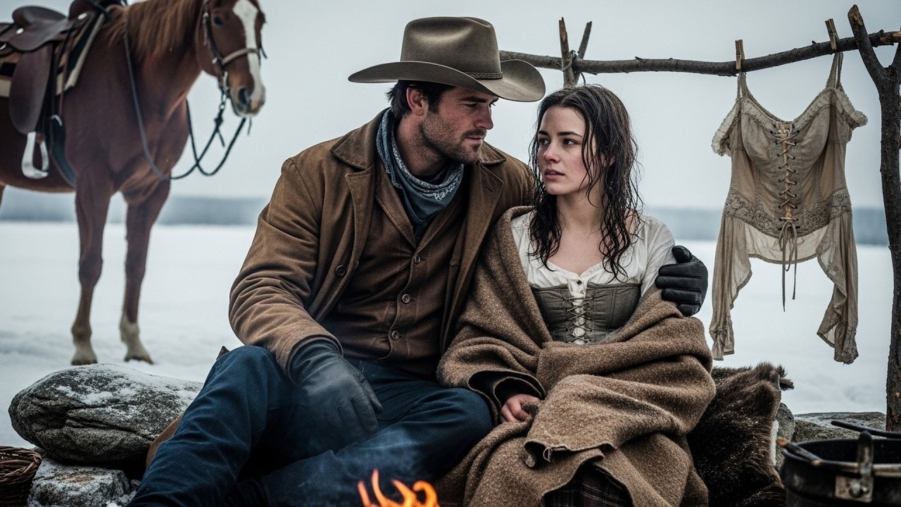 The Cowboy Found Her Shivering in the Snow, Built Her a Fire and Never Left Her Side