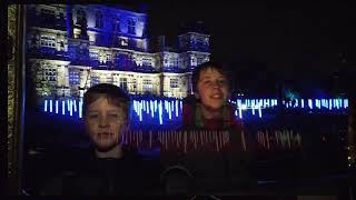 Ben & Alex Visit Wayne Manor (Batman's house) at Christmas Time