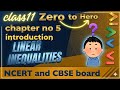 Linear Inequalities introduction lecture 1| class 11th important topic #math #easy #jeemains