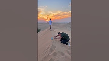 MIRROR & DESERT ! @VisitAbuDhabiChannel 🪞🏜 RATE from 1-10 👇🏼 #desert #photoshoot #shorts