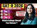 GAT-B 2026 College Analysis Tier 1, Tier 2 & 3 Institutes Ranked Which College Should You Choose?