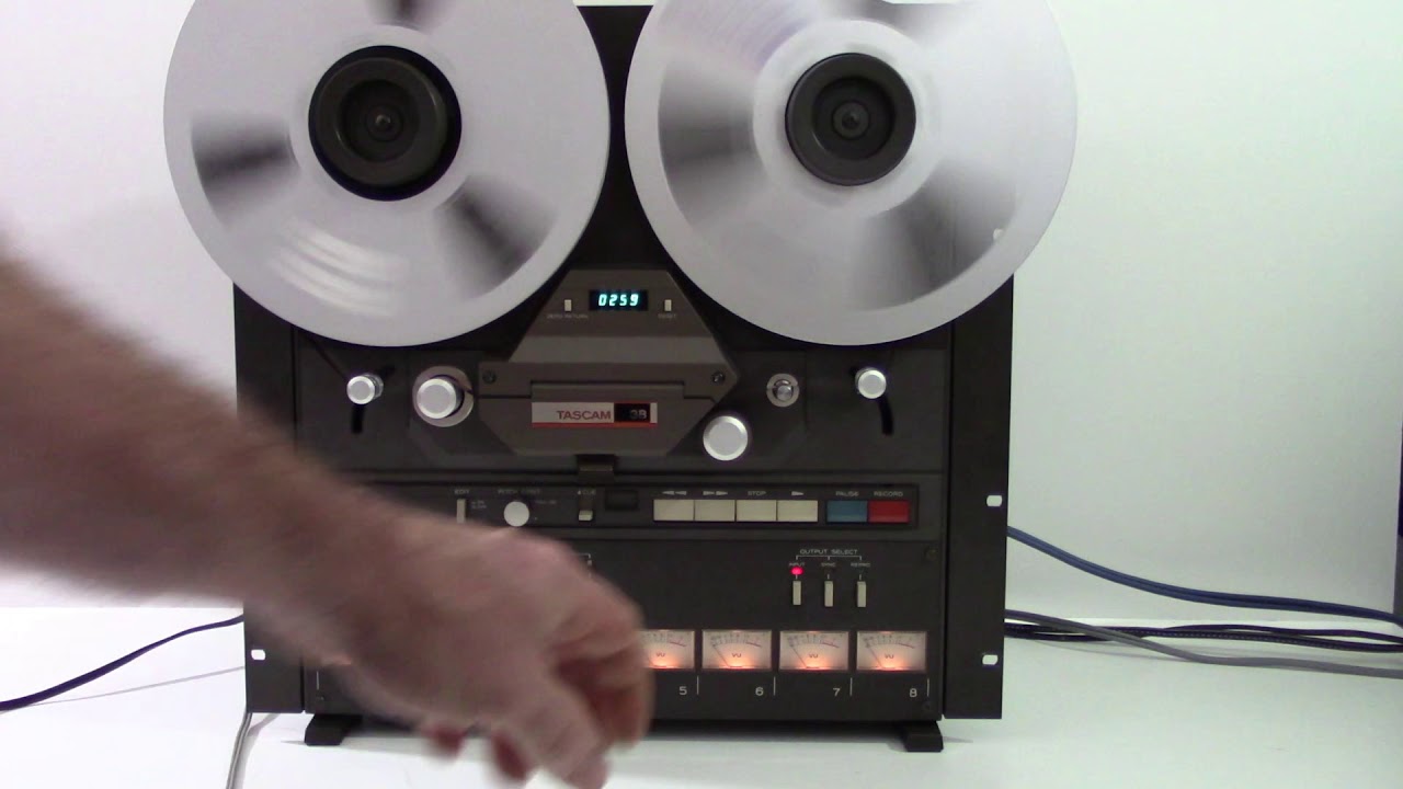 Tascam 38 Demonstration video 