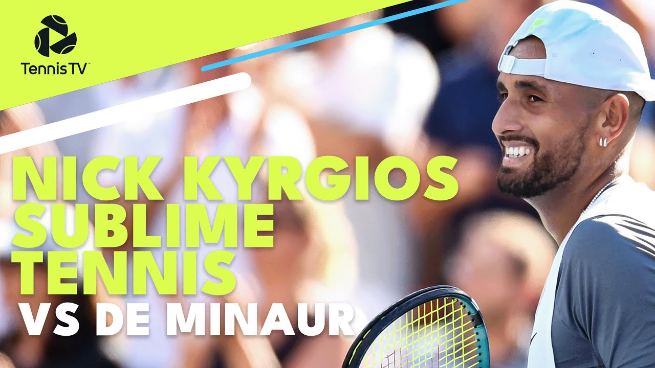 Nick Kyrgios Sublime Tennis vs De Minaur Montreal 2022 Highlights