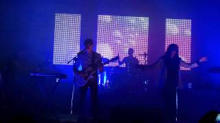 the naked and famous - punching in a dream (live in  dublin - olympia theatre - 13.11.11)