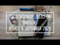 THE STATIONERY SELECTION UNBOXING AUGUST & SEPTEMBER 2020 * JAPANESE STATIONERY