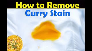 How to easily remove curry stain and turmeric stains from fabric– Winning Tips