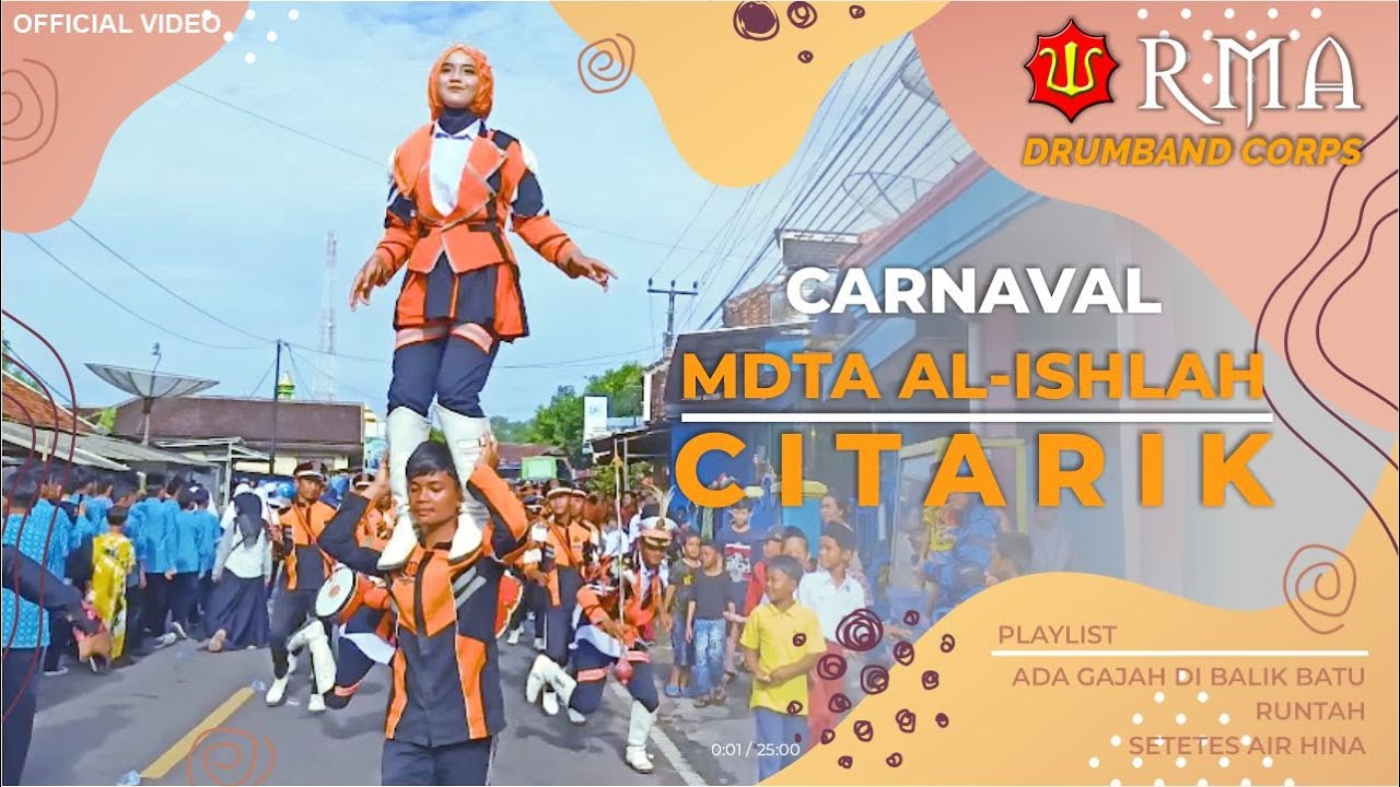 PAWAI DRUMBAND RMA DI CITARIK - PELABUHAN RATU (ADA GAJAH DI BALIK BATU - RUNTAH - SETETES AIR HINA)