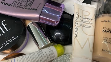 Major 2022  foundation, primer, powder Declutter! My collection half gone!