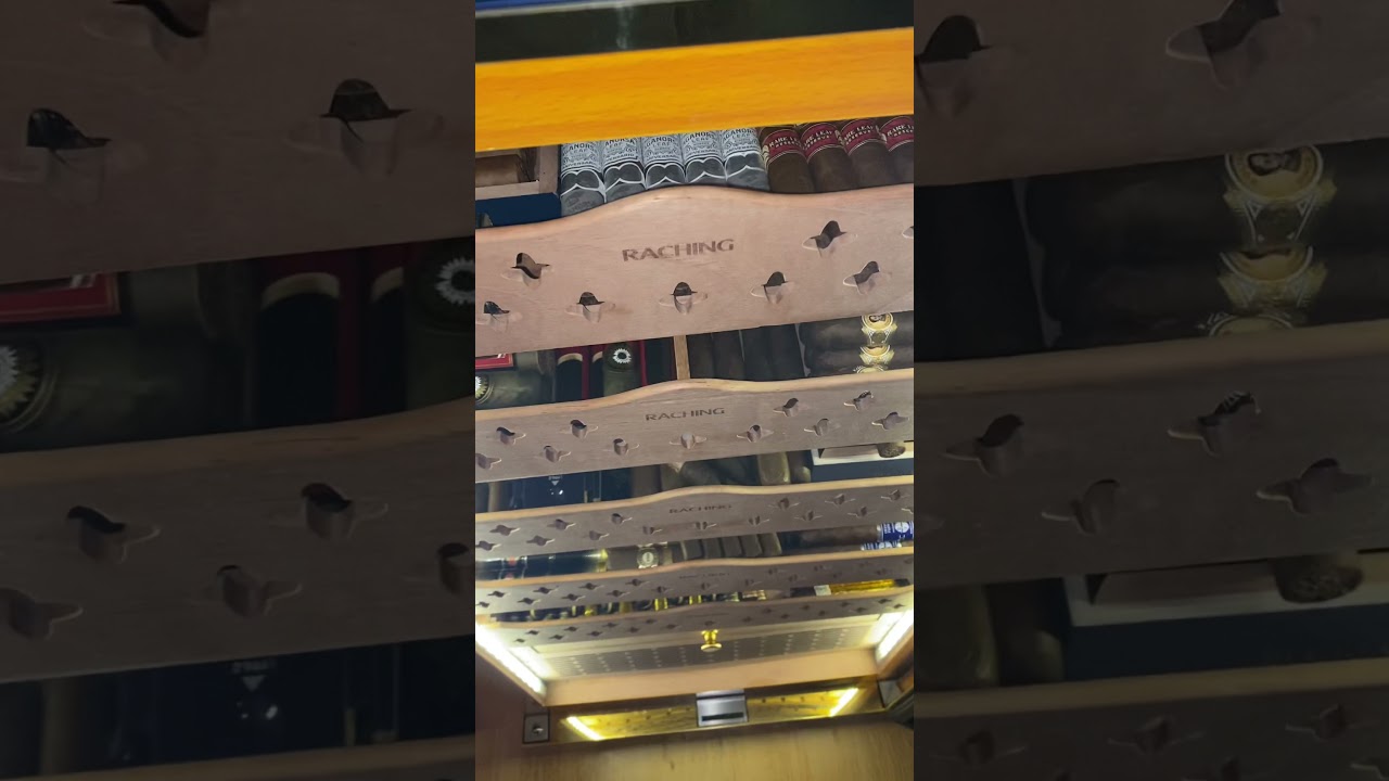 My Humidor tour the Raching MON1800A humidor by Jeff Cole