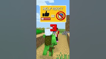 Maizen Mikey And Herobrine Squid Game Jump Rope - Minecraft Animation
