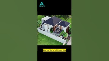 mẫu nhà hiện đại mái nhật mặt tiền 8 mét siêu đẹp #short