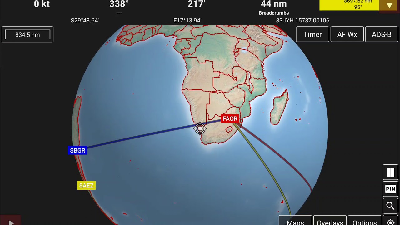 Southern Hemisphere Routes - YouTube