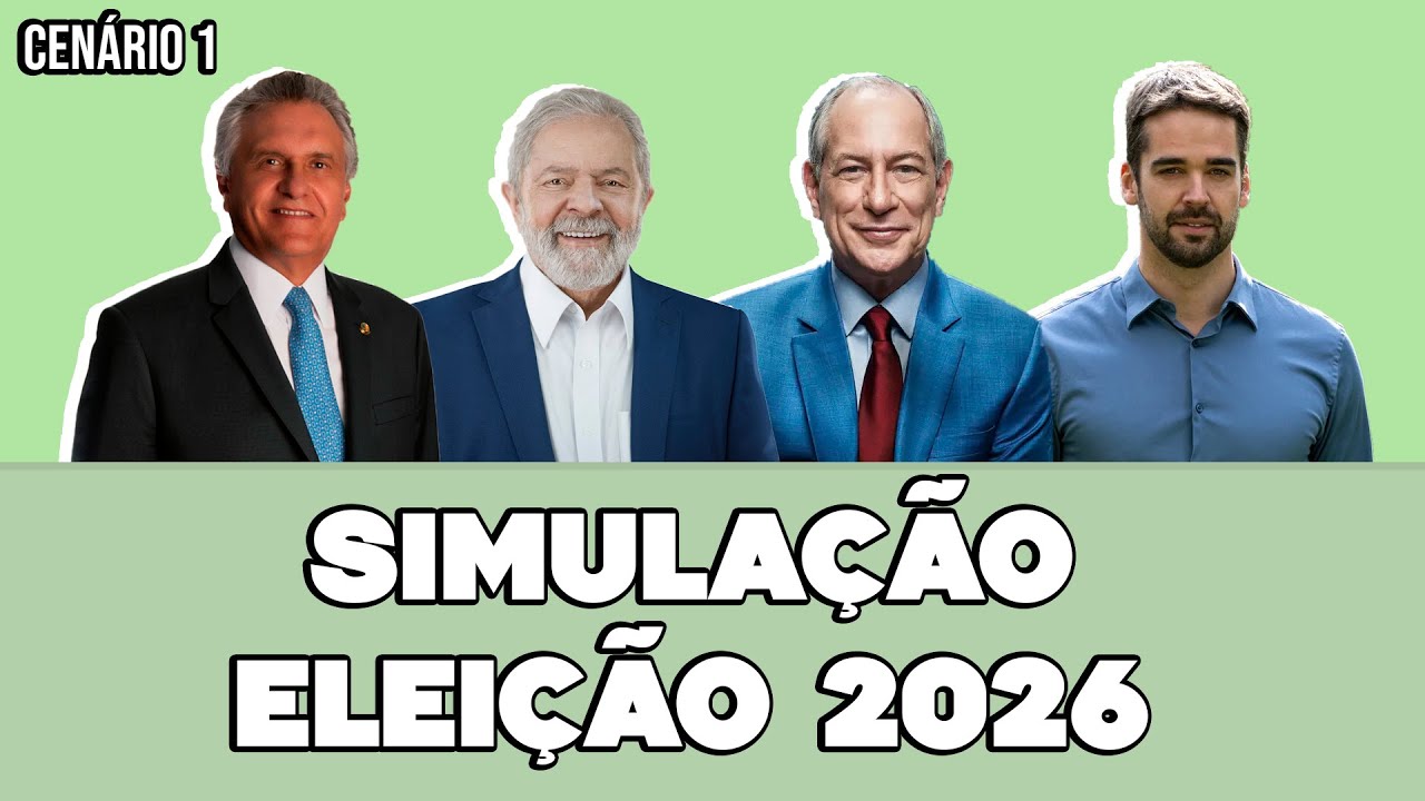 Simulação Eleição Presidencial 2026 - Cenário 1 - YouTube