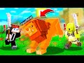 ASLAN OLARAK KAÇIYORUM 2 ARKADAŞIM KOVALIYOR - Minecraft