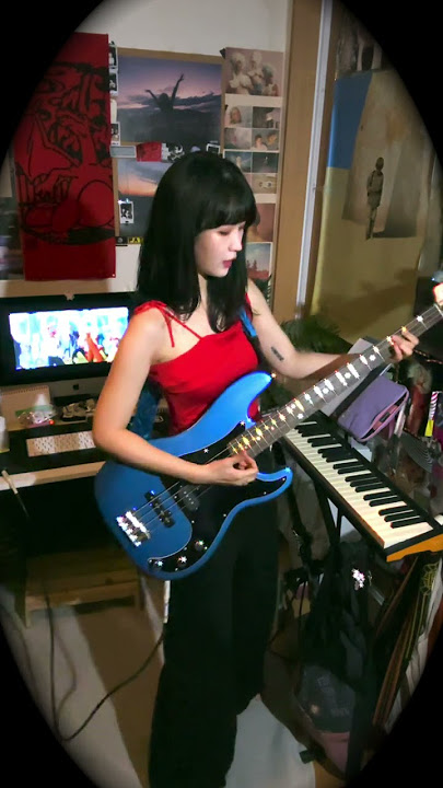 정국 Jung Kook (of BTS) featuring Fahad Al Kubaisi - Dreamers (bass cover) #shorts