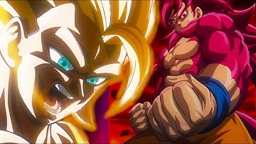Goku "Now To Go Even Further Beyond" English Dub! Goku Goes Super Saiyan 4 Against Gomah English Dub