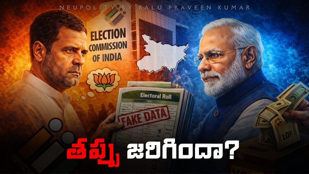 Bihar SIR: Fraud By Election Commission? | Indian Polity in Telugu